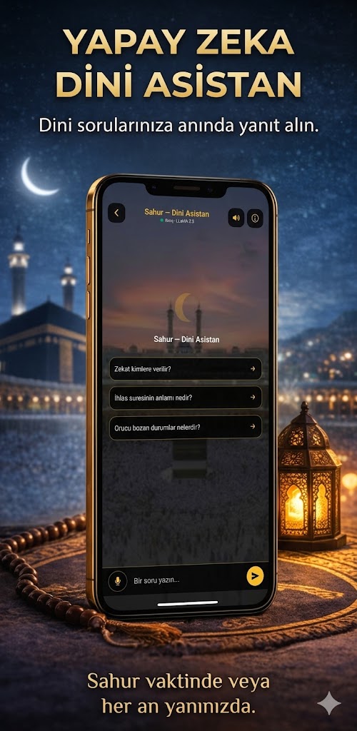 Yapay Zeka Dini Asistan Sahur